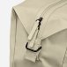 leather weekender bag Beige