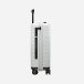 Grey carry on luggage