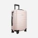 Pink carry-on suitcase