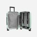 turquoise cabin luggage with main compartment