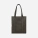 Brown Waxed canvas tote bag