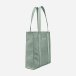 Turquoise Waxed canvas tote bag
