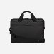 gewachste Leinwand briefcase Schwarz