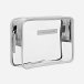 transparent toiletry bag Grey