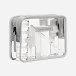 transparent toiletry bag Grey