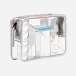 transparent toiletry bag Shiny