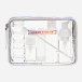 transparent toiletry bag Shiny