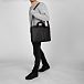 removable strap briefcase Black