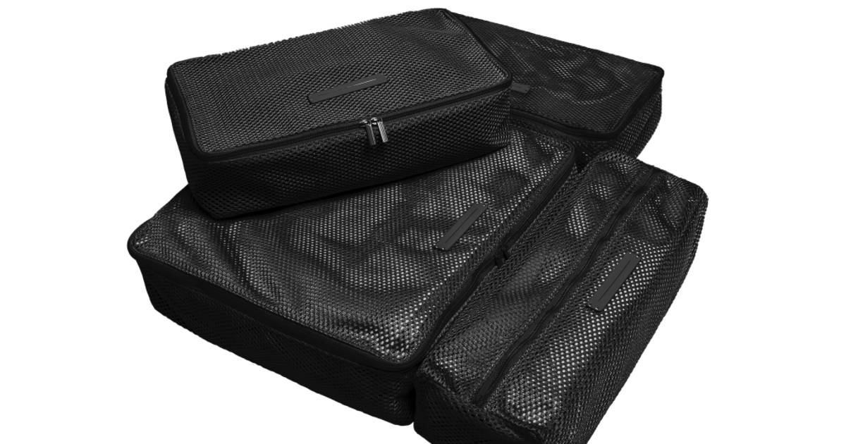 Packing Cubes / All Black / Polyester Lining
