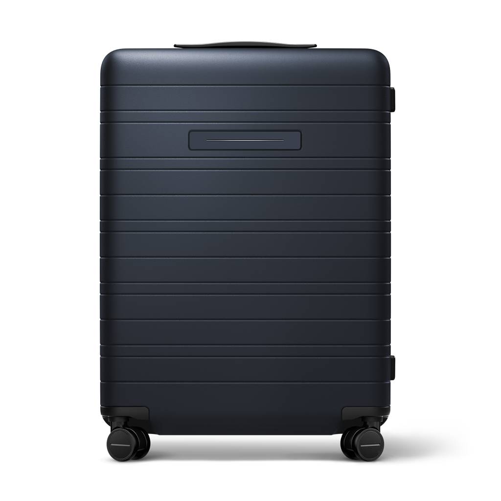 Check- In Reisekoffer - Horizn Studios - Reisegepäck - H6 Essential (M) Leicht Koffer - Dunkelblau- 64x46x24 - Hartschalenkoffer  - TSA - 65l